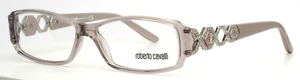 ROBERTO CAVALLI Giamaica 709 059 Beige Womens Rectangle Eyeglasses 54-13-135 - Picture 1 of 16