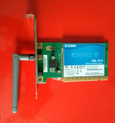 D-Link Air Plus G DWL-G510+ Wireless Desktop Adattatore scheda PCI card - Immagine 1 di 4