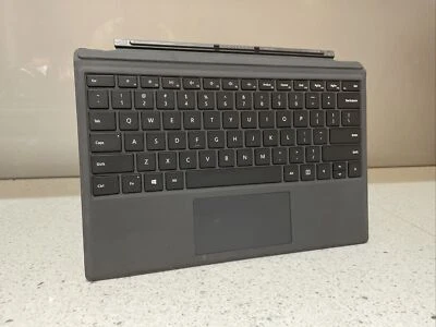 Genuine Microsoft Surface Pro 3-4-5-6-7Magnetic Keyboard, With Backlit, Grey - Image 1 of 4