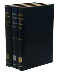 Principia Mathematica ALFRED NORTH WHITEHEAD & BERTRAND RUSSELL 2nd Edition 1927 - Imagen 1 de 8