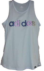 ADIDAS Tank Top Light Blue Young Women's Size: X-Large (16) NWT - Picture 1 of 5