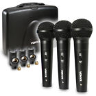 Vonyx 173.450 Microphone Set with Stand Clips & Carry Case