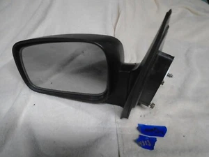 2003-2009 KIA SORENTO DRIVER SIDE POWER HEATED DOOR MIRROR TEXTURED BLACK OEM - Picture 1 of 6
