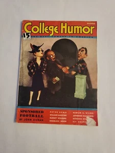 1936 December, College Humor Magazine, Douglas Welch, (CP135) - Picture 1 of 3