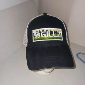 Gillz Men's Fishing Active Trucker Mesh Snapback Cap Hat Black - Picture 1 of 4