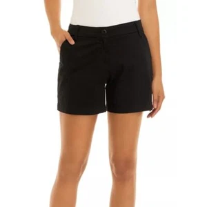 Crown & Ivy Damen 5" Caroline Shorts schwarz Damengröße 12 neu mit Etikett/$ 49 UVP - Bild 1 von 3
