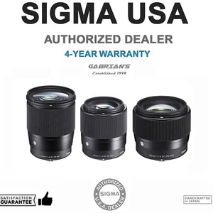 Sigma 16mm, 30mm, and 56mm f/1.4 DC DN Contemporary 3 Lens Kit for Sony E - Picture 1 of 9