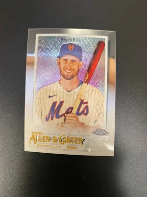 2020 TOPPS CHROME ALLEN & GINTER JEFF McNEIL # 157 - Image 1 of 2