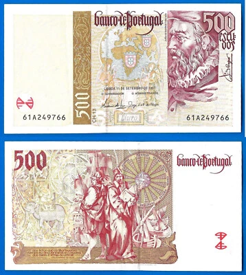 Portugal 500 Escudos 1997 Joao de Barros Europe FREE Shipping Worldwide - Image 1 of 3