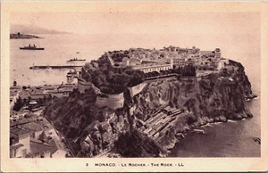Postal de colección Monaco Le Rocher The Rock B168 - Imagen 1 de 2