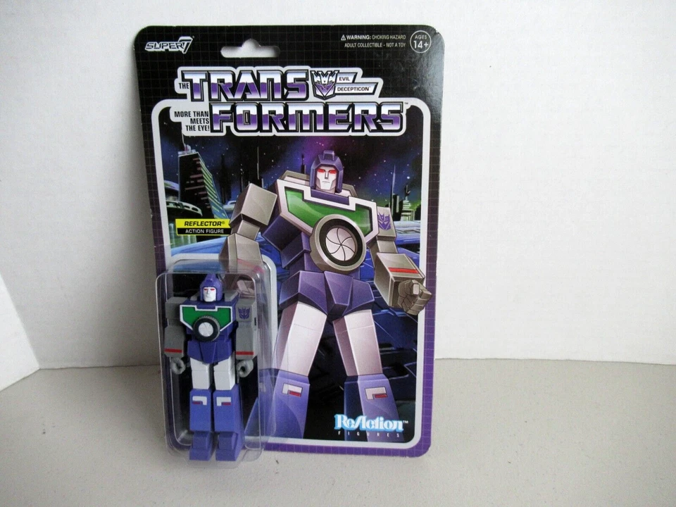 Super7 Transformers Reflector 3.75" ReAction Figures Wave 5 Action Figure -