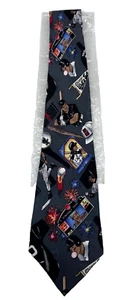 Vintage 1995 Frank Thomas SIGNED 56" Classic Neck Tie Autograph Nicole Miller - Picture 1 of 9