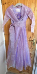 ABRIGO DE VESTIR SO CHARLAINE BY ROHMIR MEZCLA SEDA LILA S NUEVO CON ETIQUETA - Imagen 1 de 3