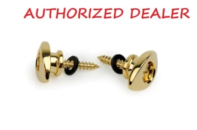 Эллиптический гитарный ремень D'Addario PWEEP302, заколка на пуговицах, золотая пара - Изображение 1 из 4