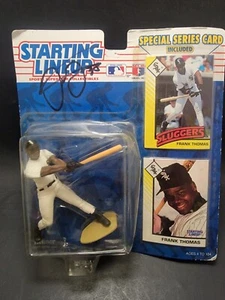 1993 Kenner Starting Lineup Frank Thomas Action Figure & Trading Cards SIGNED! - Picture 1 of 3