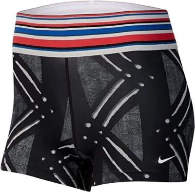 Nike Women's Pro Tight Fit Tights 3-Inch Performance Training Shorts XS or S - Image 1 of 2