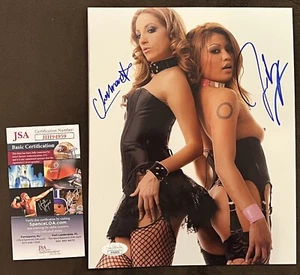 Charmane Star Jenna Haze signed 8x10 Photo Sexy Naughty America Adult Star JSA - Picture 1 of 4