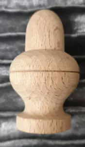 WOODEN FINIAL TYPE 5 - Picture 1 of 3