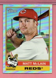 Matt McLain, Cincinnati Reds, 2025 Topps Heritage, Refractor #221 - Picture 1 of 1