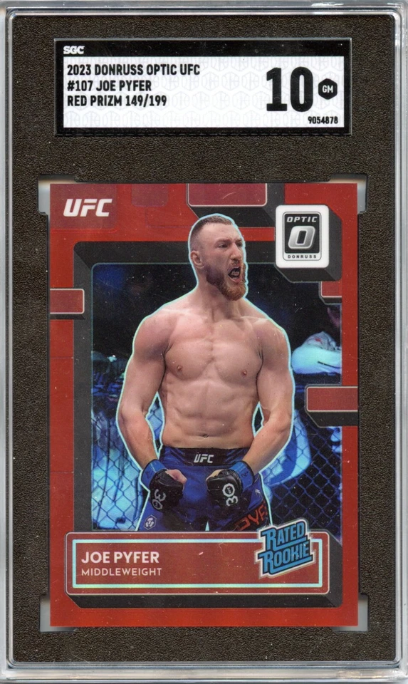 2023 Optic Joe Pyfer Rated Rookie Red /199 SGC 10 - Image 1 of 1
