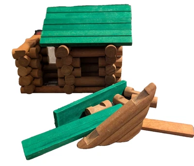 Troncos de madera 99 piezas madera construcción troncos repuesto envío rápido Foto 1 de 2