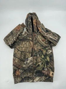 Redhead Silent Hide Lined Real Tree Camouflage Hooded Jacket Youth Large - Picture 1 of 4