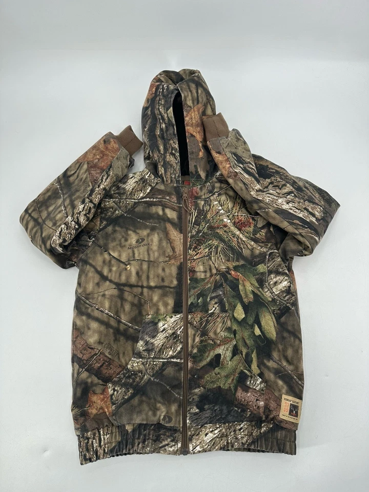 Chaqueta con Capucha Pelirroja Silenciosa Forrada Árbol Real Camuflaje Juvenil Grande Foto 1 de 4