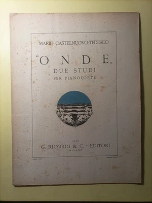 castelnuovo-tedesco onde ricordi 1936 dedica e autografo - Immagine 1 di 4