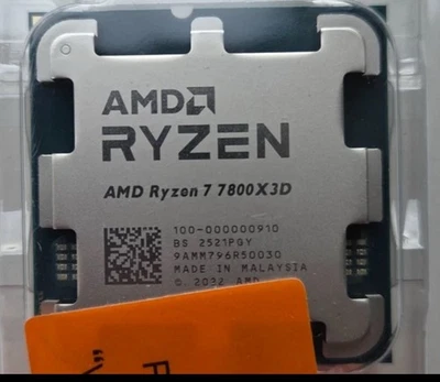 AMD Ryzen 7 7800X3D 5GHz 8-Core Processor 96MB Socket AM5 Tray No Box CPU Only - Image 1 of 4