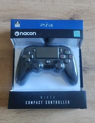  Manette Filaire Noire Compacte / Sony PlayStation 4 / neuve / Nacon  - Photo 1/4
