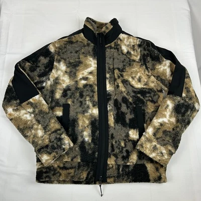 *NEW* VRST Brown Camo Sherpa Fleece Full Zip Men’s Hunting Jacket Small - Image 1 of 4