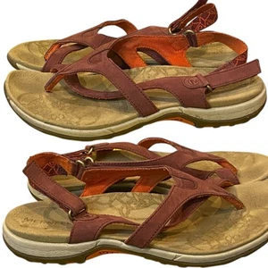 Merrell Outdoor Sandalen Damen 7 rot Wandern Walking Sommer Gorpcore Granola Mädchen - Bild 1 von 10