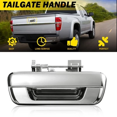 Tailgate Handle Fits 2004-2012 Chevrolet Colorado GMC Canyon Chrome without Hole Foto 1 de 4