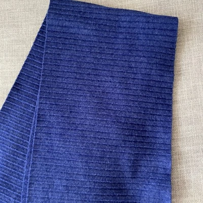 Bufanda COLDWATER CREEK acanalada azul suave aprox. Acogedor largo cálido 10"x78" para mujer Foto 1 de 3