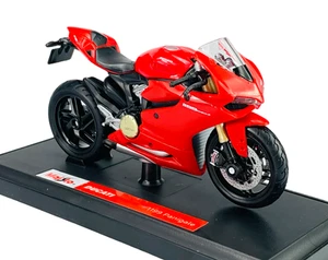MAISTO DUCATI 1199 PANIGALE 1:18 DIE CAST MODEL NEW IN BOX LICENSED MOTORCYCLE - Picture 1 of 5