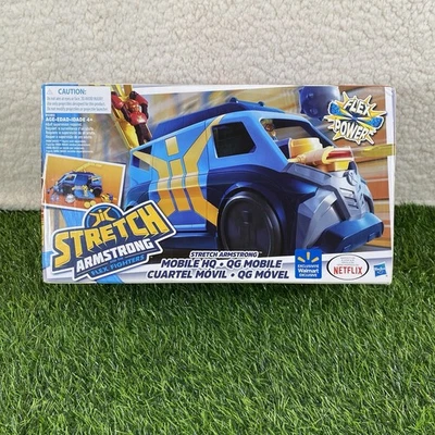 Discos de figura de acción y cuartel general móvil Hasbro Stretch Armstrong and The Flex Fighters Foto 1 de 4