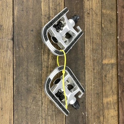 M-Wave Drag-T2 Pedals SPD Dual Sided SPD Flat Platform 9/16 - Image 1 of 4