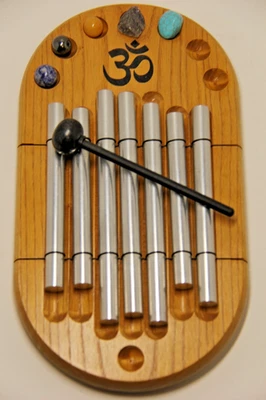 Carillón de viento Woodstock Zenergy - CC7Z, 11", usado, decoración espiritual sonido afinado Foto 1 de 4