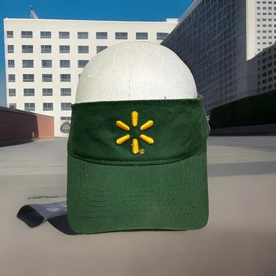 Walmart Supercenter Sam Walton Save Money Live Everyday Low Prices Green Visor - Image 1 of 4