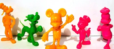 Louis Marx & Co - Plastic Walt Disney Figures - Lot Of 5 - Vintage 1971 - Image 1 of 4