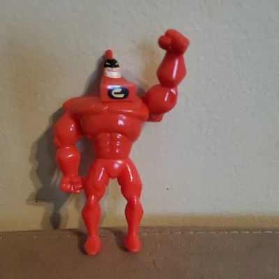 CRIMSON BARBILLA de Fairly Odd Parents, figura posable de 4” de Wendy’s, 2007. Foto 1 de 3