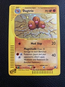 Dugtrio 010/165 Expedition Base Set Holo *Swirl* - Picture 1 of 3