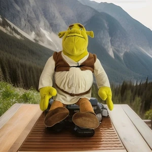 2004 Shrek 2 Soft Toy Hasbro Dreamworks Jumbo Ogre Plush 25" Tall Play By Play - Imagen 1 de 9
