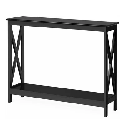 Console Table with 2-storey Table Narrow Floor Table Side Table Storage Table - image 1 of 4