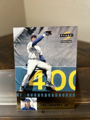 1996 Score Pitcher Perfect #14 Ken Griffey Jr. Randy Johnson 水手名人堂山羊 — 第 1/2 张图片