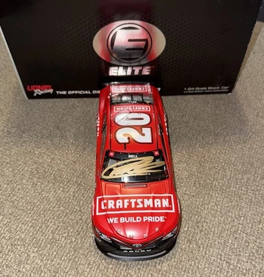 Christopher Bell Firmado 2021 Elite Craftsman Escala 1:24 NASCAR Diecast Auto Certificado de Autenticidad Foto 1 de 4