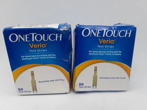 ✅ OneTouch Verio Test Strips 100 Count (2x 50) Expires 10/31/2025 - Picture 1 of 7