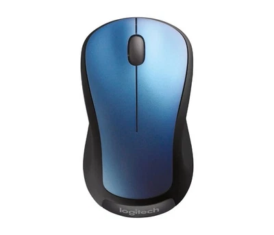 Logitech M310 Ambidextrous Design Wireless Optical Mouse Blue No Receiver Tested - Image 1 of 4
