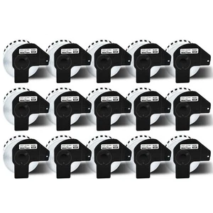 15 Rolls Continuous Labels Tape 1.1" x 100' Fits all Brother QL Printers DK-2210 - Picture 1 of 24