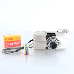 Olympus MJU-III Wide 100 analoge Kompaktkamera 35 mm 28-100 mm Zoomobjektiv getestet - Bild 1 von 13
